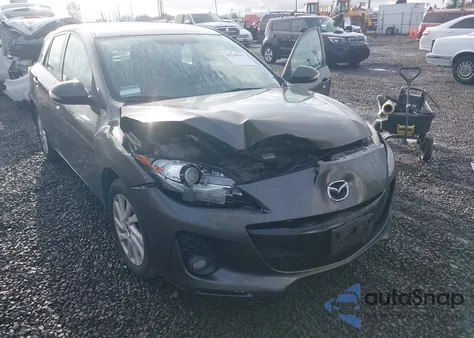 2013 Mazda Mazda3 I Grand Touring из США, поврежденный, VIN JM1BL1MP6D1834805